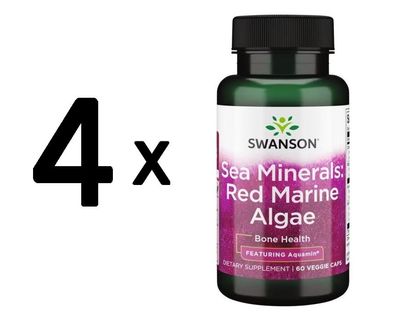 4 x Swanson Aquamin Sea Minerals - 60 vcaps