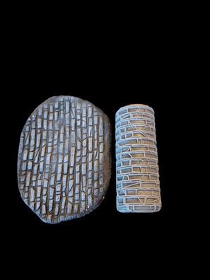 Strukturrolle Texture roll Pflastersteine für Tabletop und Modellbau 7cm Höhe