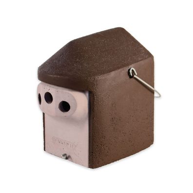 Naturschutzprodukt Nisthöhle Typ 2GR Vogelhöhle Dreiloch je 27 mm Satz 2 Stück