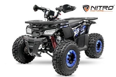 Nitro Motors Rocco RS8-3G Midi Quad 125cc 8 Zoll Semi Automatik 4 Takt E Start LED