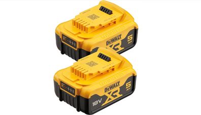 Dewalt DCB184P2-XJ 18V 5Ah Battery Set # DCB184P2-XJ