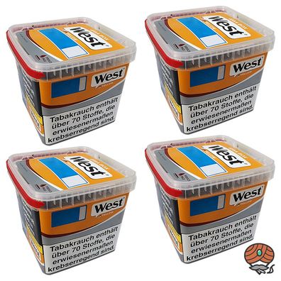 West Yellow Tabak / Volumentabak Box 4x 235g