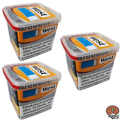 West Yellow Tabak / Volumentabak Box 3x 235g