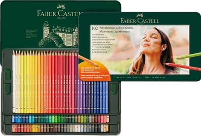 Faber-Castell Farbstift Polychromos Set 102er Metalletui