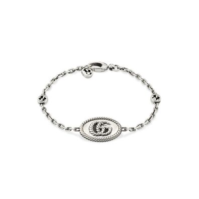 Gucci - YBA627749001 - GG Marmont Armband im Alter von Sterlingsilber mit doppelter G