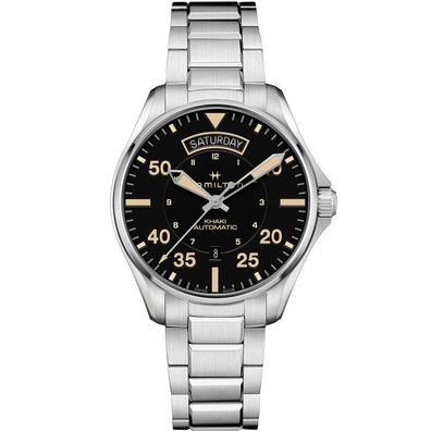 Hamilton - H64645131 - Khaki Aviation Day Datum Automatische Gebühr | 42mm | H6464513