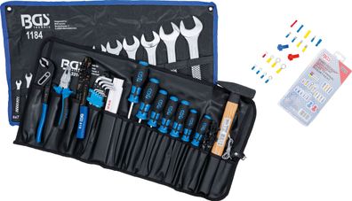 Werkzeugsortiment in Rolltasche | 270-tlg. BGS