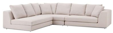 Casa Padrino Luxus Sofa Naturfarbig - Designer Ecksofa