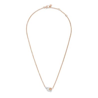 Pomellato - Frau - PCC4070O6WHRDB0BR - Halskette aus sandfarbenem Roségold und Diaman