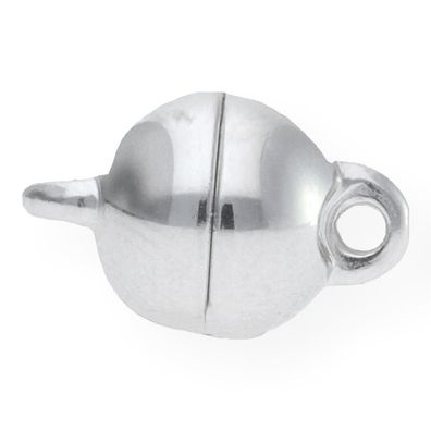JuwelmaLux Magnetschließe Sterling Silber 925/000 für Perlketten- und Armbänder JL23