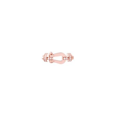 Fred - 0B0073 - Kraft 10 Schnalle in Roségold mit mittelmodelligen Diamanten erzwinge