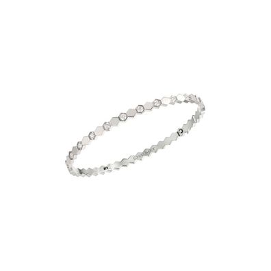 083436 - Armband Chaumet Bienen meine Liebe starr in Weißgold und Weiß Diamanten