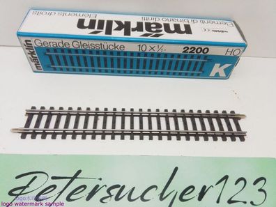 Märklin H0 AC 2200 1x Gerades K-Gleis aus OVP / 1/1 = 180 mm