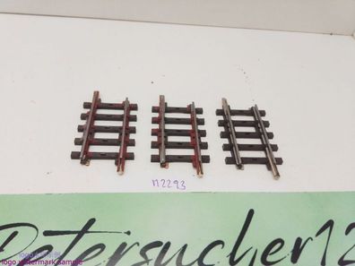 Märklin H0 AC 2293 3x Gerades K-Gleis / 41,3 mm / Farbe, Kleber