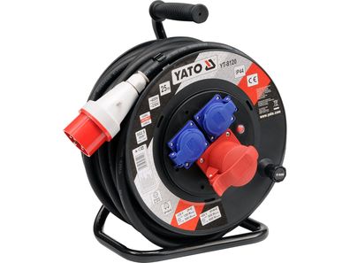 Kabeltrommel CEE 5x2,5mm, 16A, 230V / 400V, IP44 25m