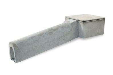 Naturschutzprodukt Eisvogel- und Uferschwalbenbrutröhre Länge 58 cm Leichtbeon