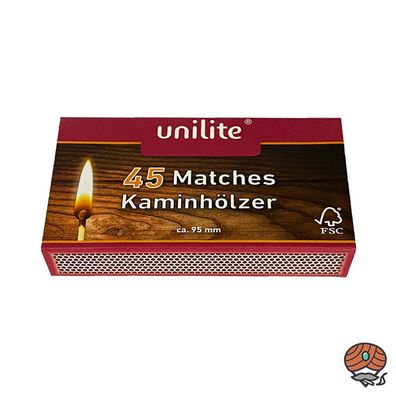Unilite Kaminhölzer ca. 95mm, 45 Stück