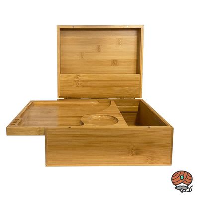 Super Heroes Storage Box aus Bambus mit Zubehör