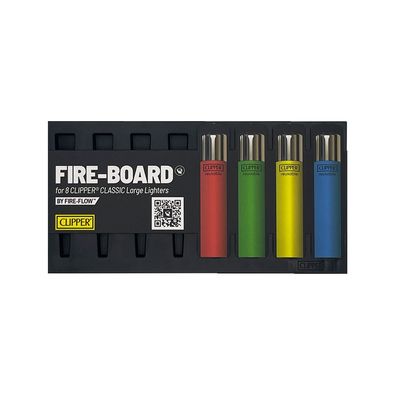 Clipper Fire-Board Aufbewahrung für 8 large (normale) Clipper Feuerzeuge