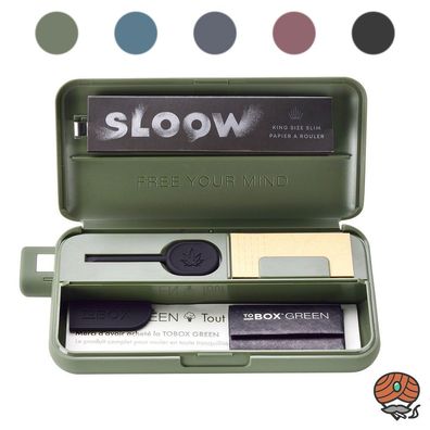 ToBox GREEN All in One, Rolling Set/Dreh Set mit Zubehör, Farbe nicht wählbar