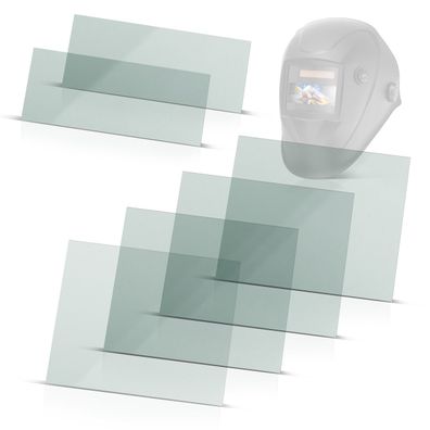 Stahlwerk Schweißhelm Vorsatzscheiben 6er Set – Ersatzgläser innen und außen