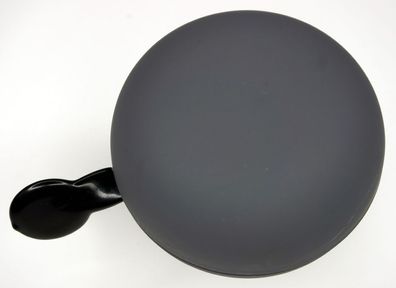 Ding Dong Fahrradklingel Grau matt Ø 80 mm