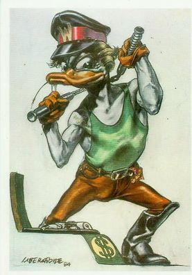 Gaetano Liberatore Postcard: Duck (France, 1985)