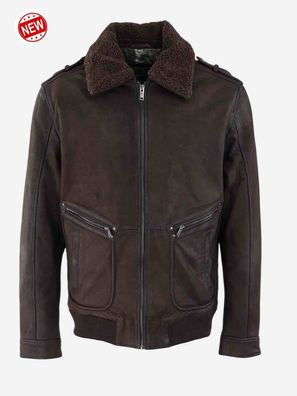 Lederjacke Levinsky Steve braun