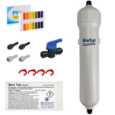 BieTal® Reinigung SET für Tafelwasser Sprudelwasser Geräte Anlage