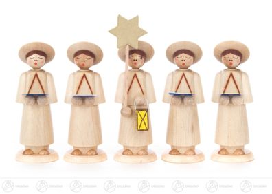 Kurrende Kurrendefiguren natur BxHxT 3 cmx9 cmx3 cm NEU Erzgebirge Holzfigur