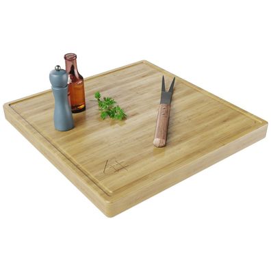 Holztischplatte für Feuerplatte Quadrum