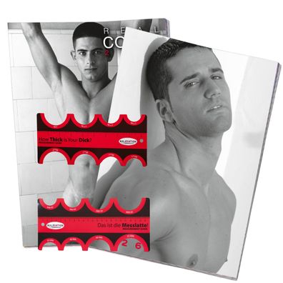 Erotik Kalender 2026 Bundle Set nackte Männer Real Cock & Sexy Men & Messlatte inkl