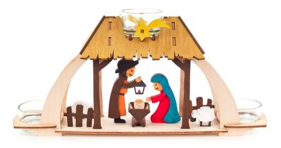 Bastelsatz Teelichtbogen BxHxT 27x13x6 cm NEU Schwibbogen Lichterbogen