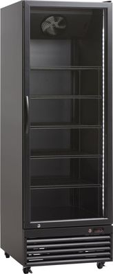 Profi Kühlschrank mit Rollen - 592 Liter, Umluftkühlung, schwarz
