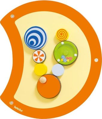 Kindergarten Wandspielobjekt Raupe Kreisel Vorschule