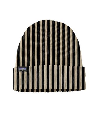Patagonia Mütze Fishermans Rolled contrast stripe: black