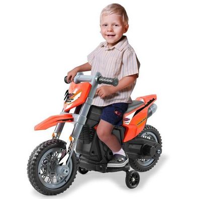 Ride-On Motorrad Power Bike Orange 6V