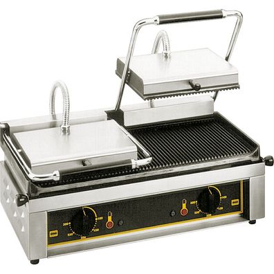 Stalgast ROLLER GRILL Kontaktgrill doppelt, 600x385x220 mm (BxTxH), 2x 2 kW