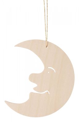 Baumbehang Mond Höhe 70mm NEU Christbaumschmuck Baumschmuck Weihnachtsbaum