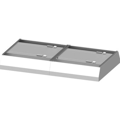 Stalgast Deckenhaube Basic Line, Trapezform 3200 mm x 2000 mm mit Flammschutzfilte