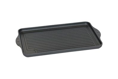 Saro Eurolux Premium Grillplatte, 43 x 28 x 2,5 cm, gerillt