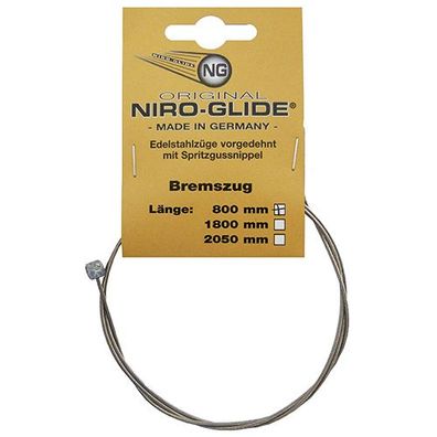Brems-Innenzug Niro-Glide, mit Walzennippeln, 800 mm, Fasi, 104020072