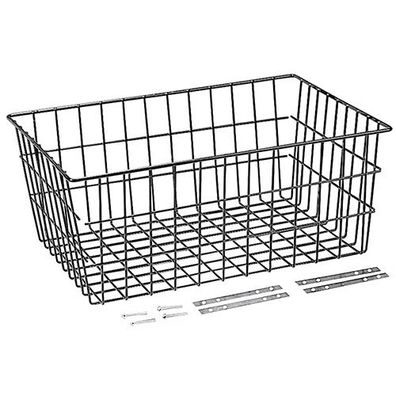 Gepäckträgerkorb MAXI, schwarz, 52 x 36 x 22 cm, Asista, 0317