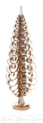 Baum Spanbaum vergoldet Erzgebirge NEU Holzbaum Weihnachtsbaum