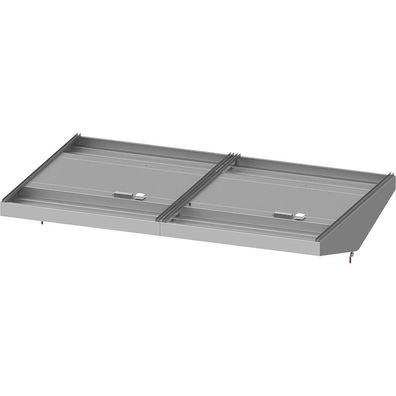 Stalgast Deckenhaube Basic Line, Schrägform 3600 mm x 2200 mm mit Flammschutzfilte