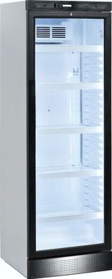 Esta Glastürkühlschrank 372 L – LED Innenbeleuchtung, Umluft, abschließbar