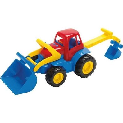 Baggerlader Mit Flüsterreifen Bagger Baustelle