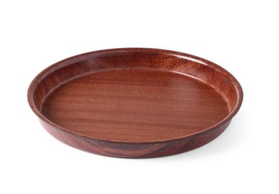 Serviertablett in Holzoptik, rund, AmerBox, Mahagoni, Ø360x(H)30mm