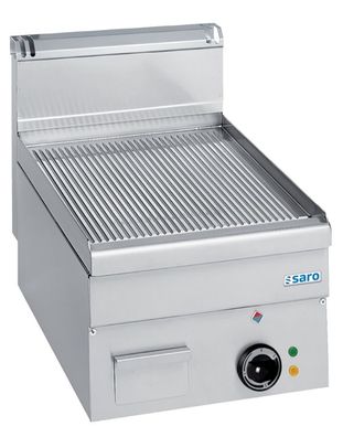 Saro SARO Elektrogrillplatte, gerillt, ufti.,400x600, EFT46R