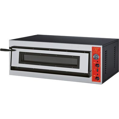 Stalgast GGF Pizzaofen mit einer Kammer für 6 Pizzen 300 mm, 6,4 kW, 1150 x 735